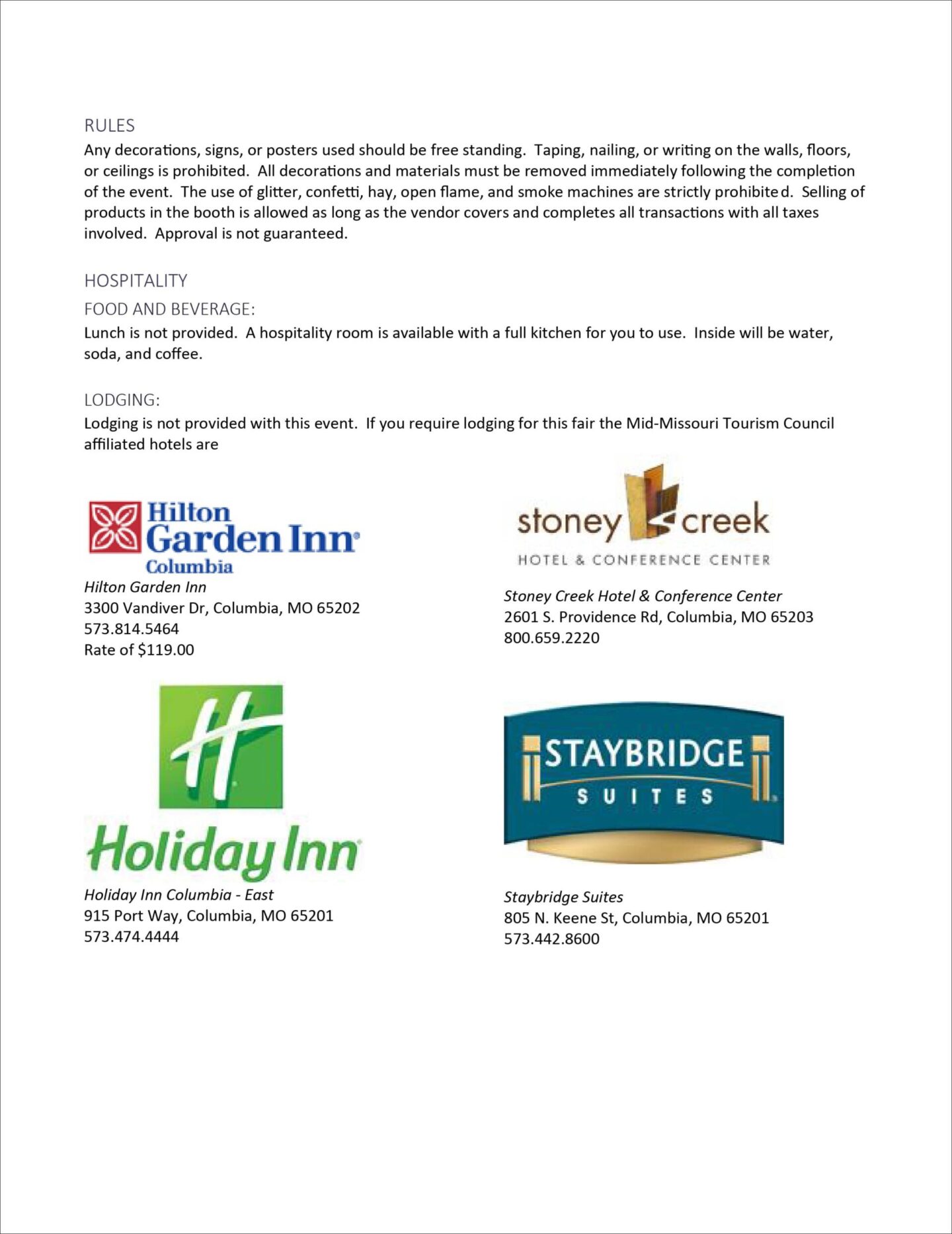 Explore & Experience exhibitor opportunities booklet page4