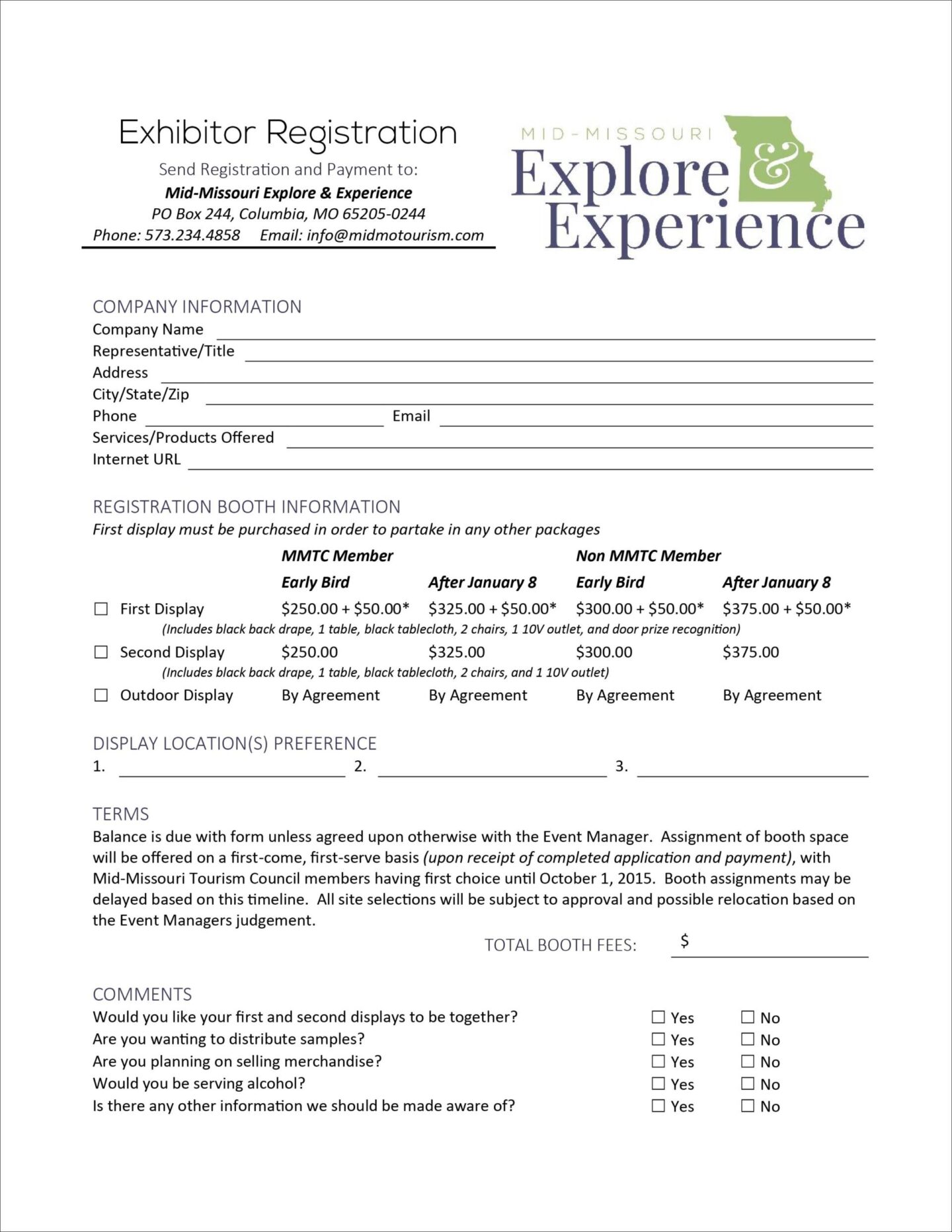 Explore & Experience exhibitor opportunities booklet page5